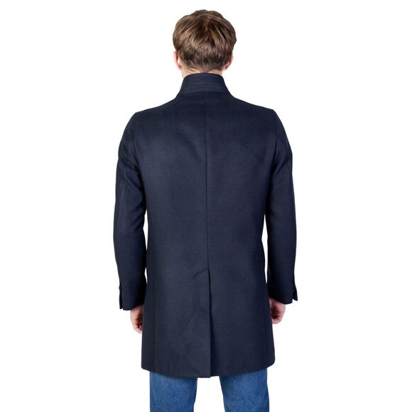 Mulish Classic Fit Overcoat Men Blue Coats - Picture 2 of 3
